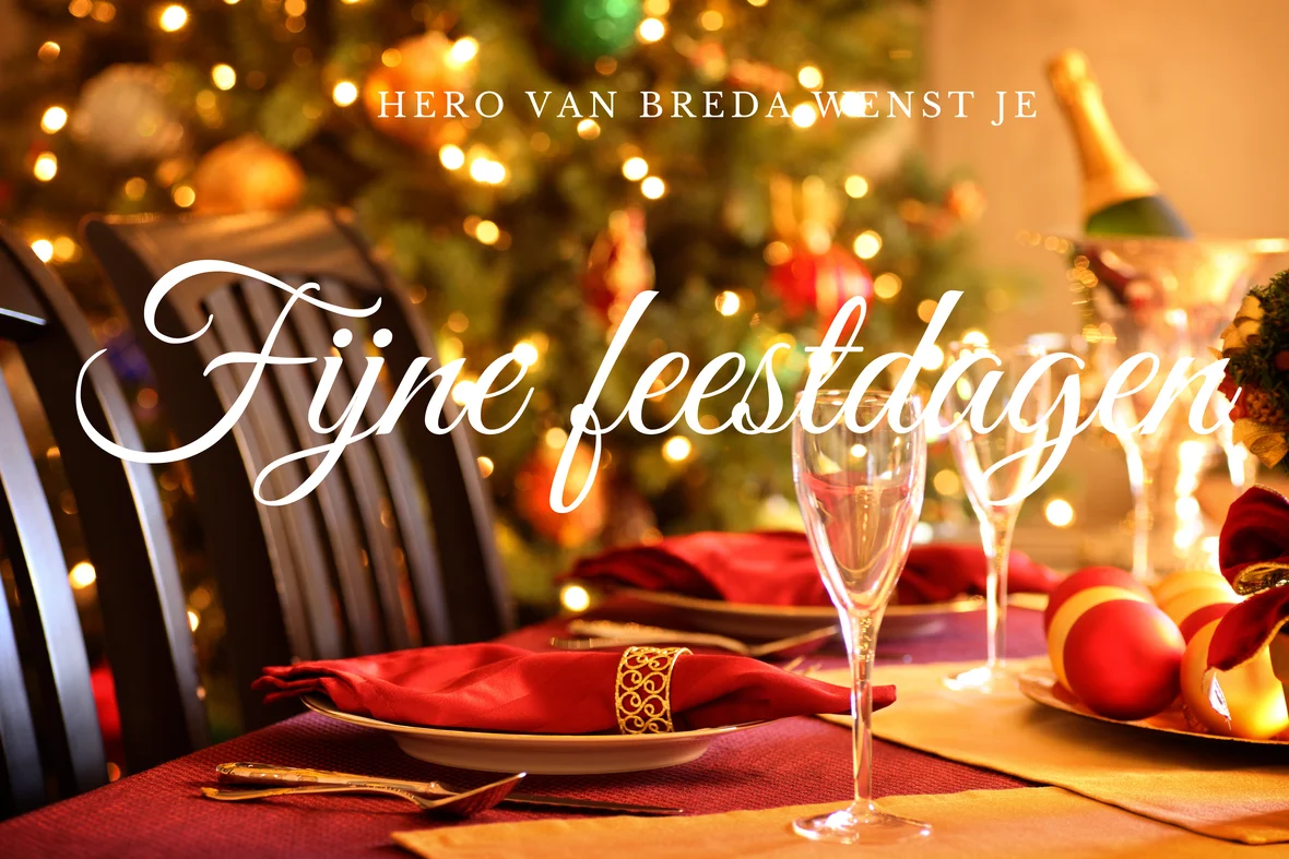 Hero van Breda wenst je fijne feestdagen!