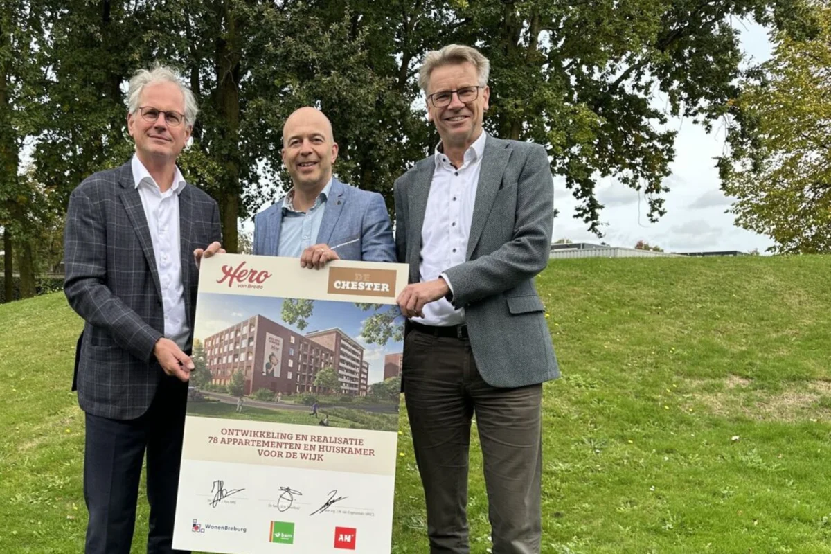 De Chester, 78 nieuwe huurappartementen in Hero van Breda